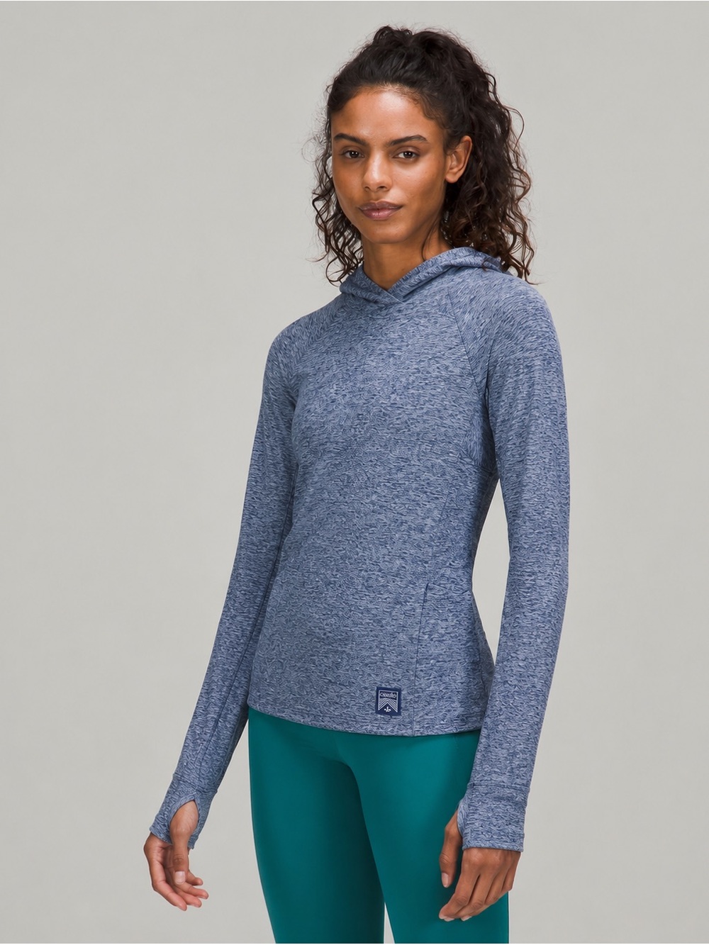 Oiselle Women’s Flyout Hoodie Hooded Long Sleeve Shirt Top Medium *512
